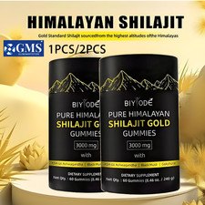 Himalayan Shilajit GOLD Gummies, Organic, Extremely Potent 3000 mg, Fulvic Acid