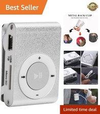 MP3 Player with Bluetooth Portable Music Player Mini MP3 Back Clip Player wit...