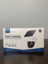 eufy SoloCam S340 Outdoor Solar Security Camera 3K Dual-Camera Pan Tilt 8xZoom