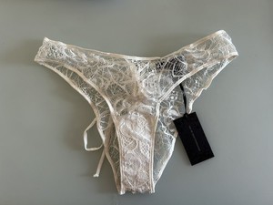 KIKI DE MONTPARNASSE COQUETTE CORSET PANTY SIZE XS COLOR IVORY