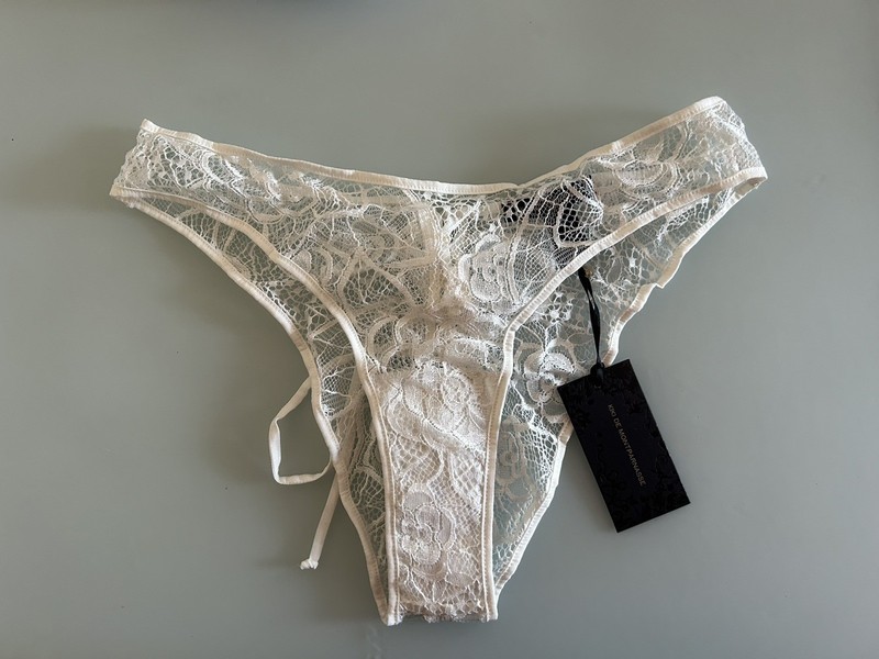 KIKI DE MONTPARNASSE COQUETTE CORSET PANTY SIZE XS COLOR IVORY