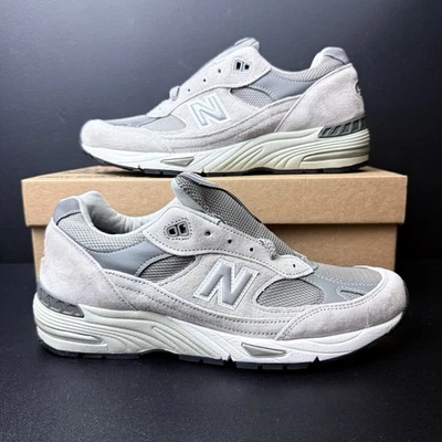 New Balance 991 Made in England Grey White for Sale | Authenticity