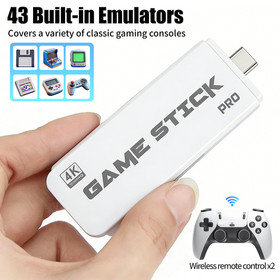 Retro Game Console 41000+ Games 4K HDMI Output w/ 2 Wireless Controllers &128GB~