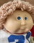 Cabbage Patch Kids Doll HM1 Rare Freckles Hong Kong Birth Certificate Loop Hair