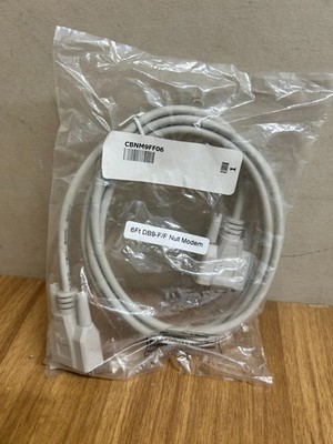 6 ft DB9pin Female~F/F Null Modem Cable