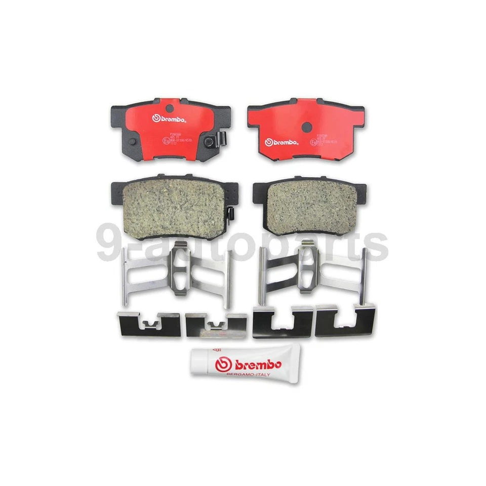 Kit de frenos traseros Brembo rotores de disco pastillas de cerámica para Honda CR-V 2002 2003 2004 Foto 3 de 4
