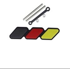 Brand New  Unopened Acrylic Tri German Flag Bolt On Grille Badge UK Seller