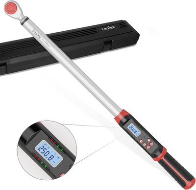 Digital Torque Wrench 1/2-Inch Drive 12.5-250.8 Ft-Lb with Angle