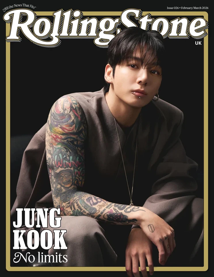 YOURCELEBRITYMAGAZINES ROLLING STONE UK Magazine Feb/March 2026 - Jung Kook BTS - Global Exclusive
