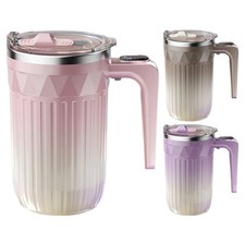 Electric Self Stirring Mug Cup Mixing Coffee Milk Tea Beer Rechargeable 450ml