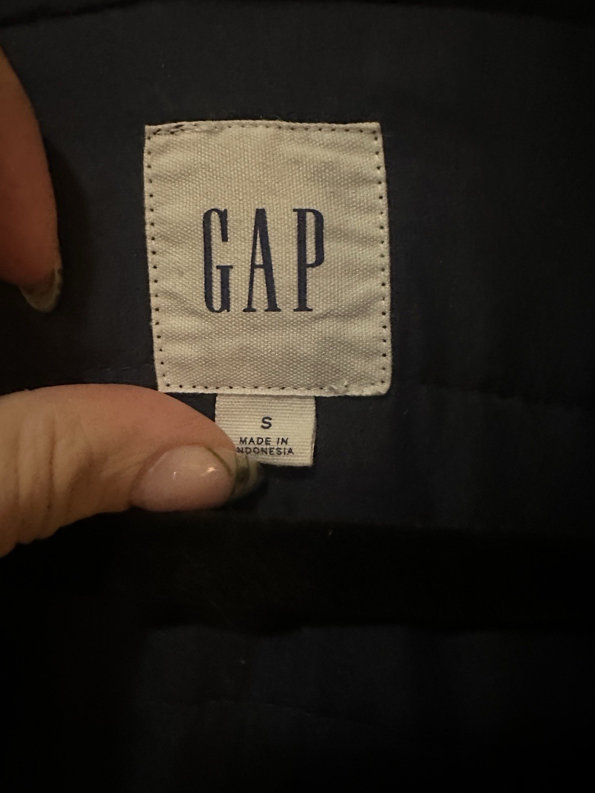 GAP patchwork quilted coat Size Small - image 2