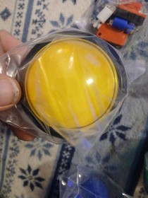 100mm Arcade Button LED Dome Illuminated with Microswitch Pop Music JAMMA MAME👀