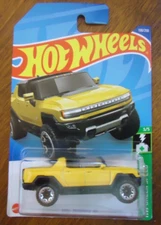 HOT WHEELS 2022 GMC HUMMER EV  HW GREEN SPEED 3/5 ON INTL. CARD #130/250