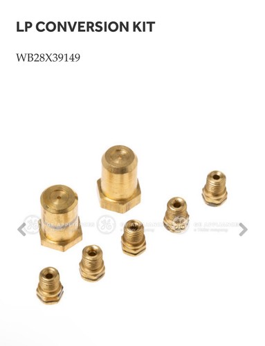 WB28X39149 Part Description Gas Range LP conversion kit. This is a new GE - Picture 4 of 6