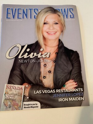 Olivia Newton-John Jennifer Lopez Las Vegas Tour Promotional Magazine Exclusive