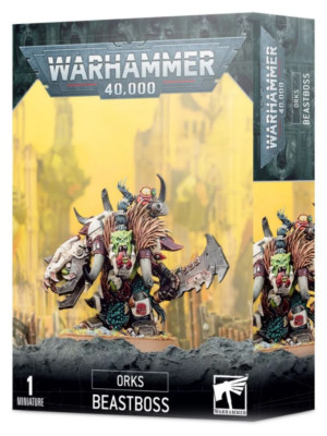 Warhammer 40K Orks Beastboss NEW in BOX Feral Ork Warboss Beast Snagga