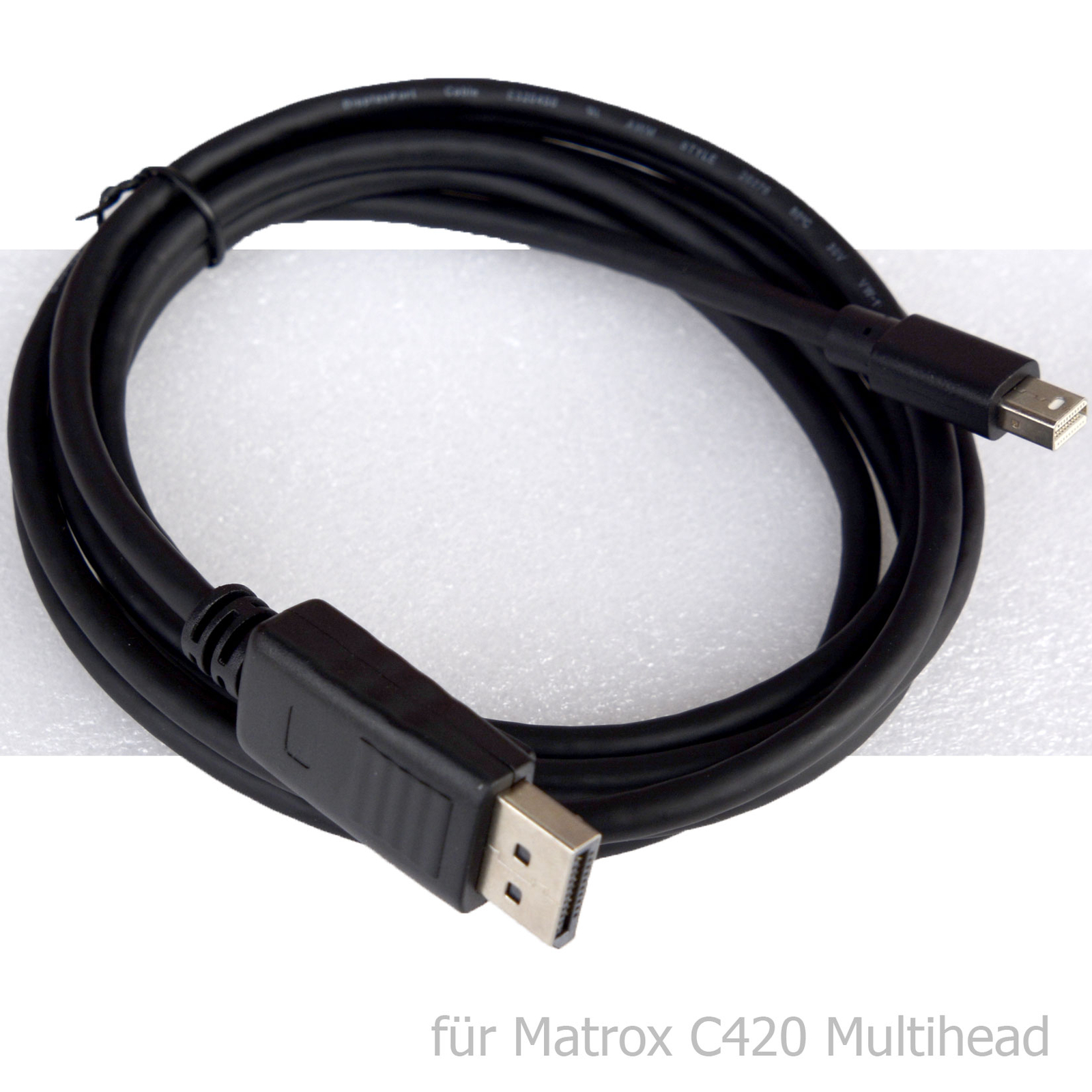 For Matrox C420 Mini Display Port To DisplayPort Cable 2 Meters 2M Genuine M648