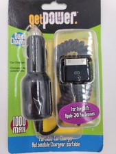 Get Power GP- CLA-A Black Portable DC Apple 30 Pin Devices Car Charger