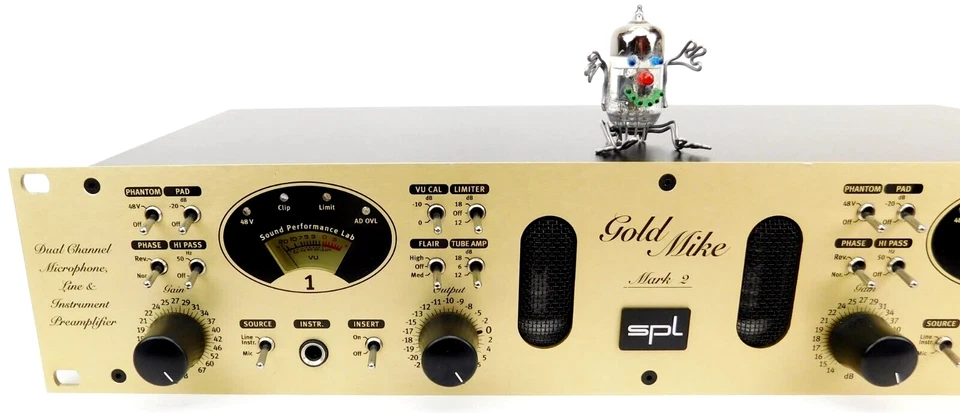 SPL GoldMike MK2 2485 Tube Mic Preamp Class-A + Top Zustand + 1,5 Jahre Garantie - Bild 4 von 4