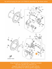YAMAHA Bolt, 1UY-F5926-51 OEM TRICITY 125