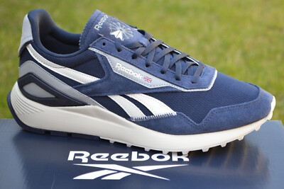 Reebok Brandneu im Karton Herren-Laufschuhe CL LEGACY AZ marineblau/kreidefarben UVP 75 £