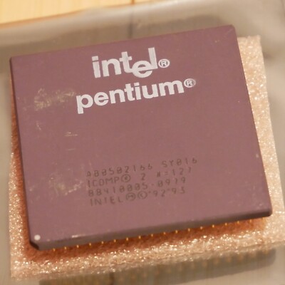 Intel Pentium 166 MHZ P166 x86 CPU Processor A80502166 - Tested & Working 06