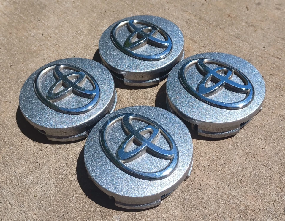 Toyota Highlander Camry Sienna center cap set of 4, 2008-2014 p/n 2994 Repainted - Image 2 of 3