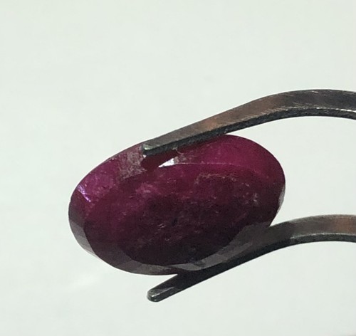 rubis naturel purple non traité et non chauffé 9,86 carats taille ancienne - Picture 5 of 6