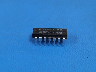 (5 PCS) SN74ALS04AN TI Inverter, ALS Series, 6-Func, 1-Input, TTL, PDIP14