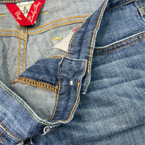 Lucky Brand VTG Y2K Crop Jeans Mid Rise Stretch Denim Medium Wash Womens 6/28 - Bild 4 von 6