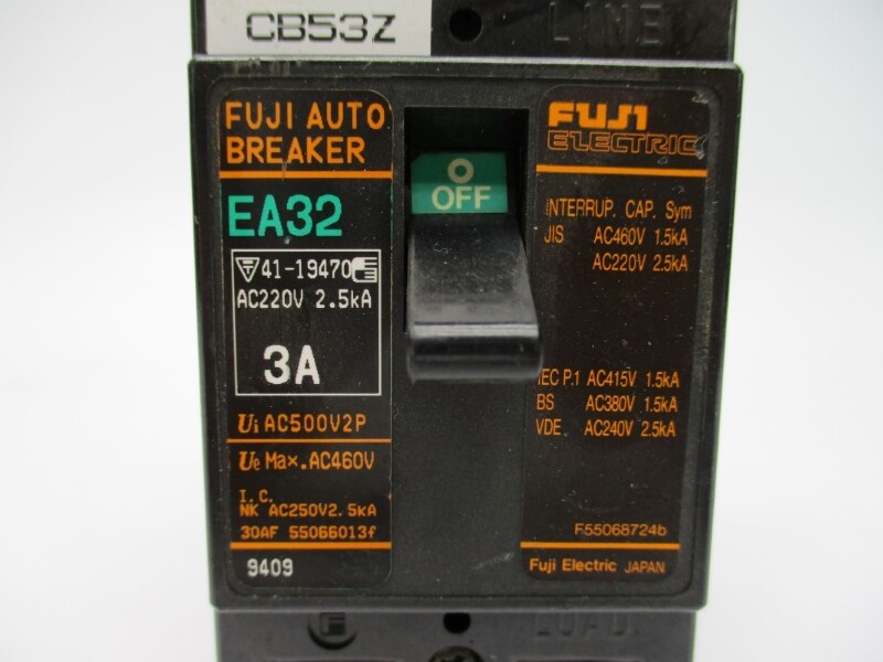 FUJI ELECTRIC EA32-3 460VAC 3A NSNP | eBay