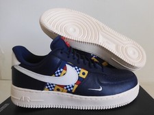 NIKE AIR FORCE 1 07 LV8 "NAUTICAL REDUX" MIDNIGHT NAVY BLUE SZ 8 AR5394-400 