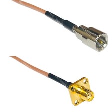 RG316 FME MALE to SMA FEMALE FLANGE RF Cable Rapid-SHIP LOT