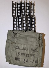 Enfield .303 British Stripper Clips – 10-Pack w/ bandolier! Used, various cond.