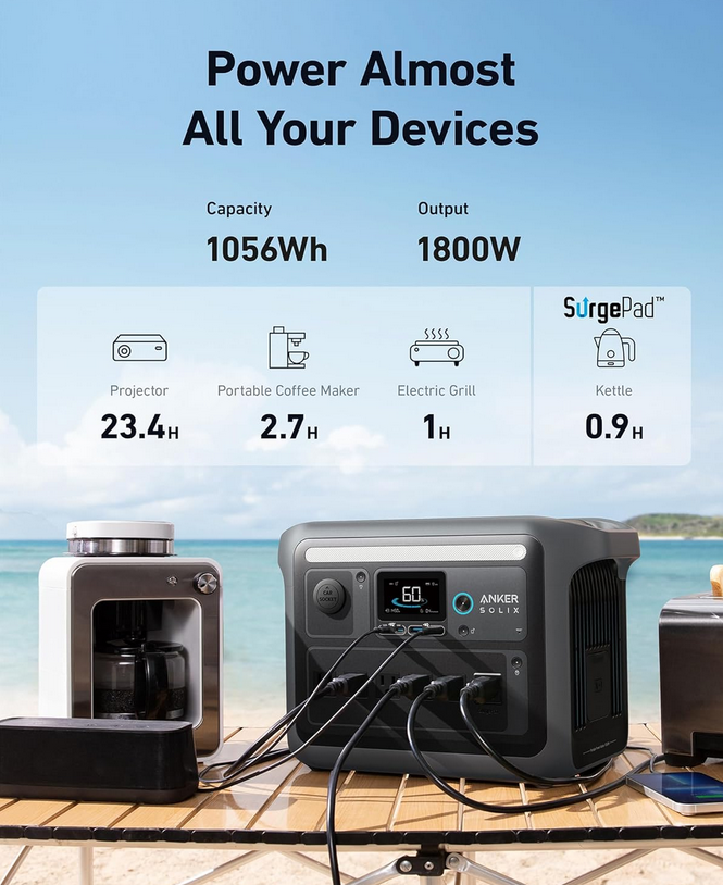 small portable power station Portable Power Station with Light