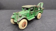 RARE!! A C WILLIAMS WRECKER TOW TRUCK CAST IRON J5