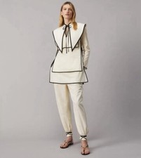Tory Burch Cotton Pull Up Cinched Ankle Pants Size 6NWT Pants Only