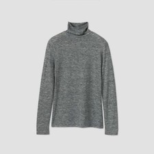 A New Day Women's Gray Heather Very Soft Long Sleeve / Turtleneck (XS or Small)