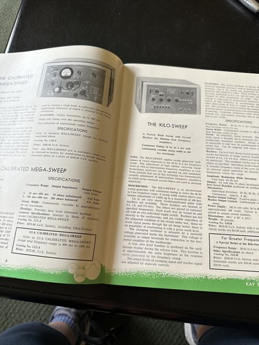 Vintage 1954 1955 KAY ELECTRIC Electronics Instrument Catalog - Picture 7 of 24