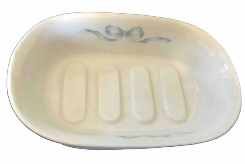 Jabonera vintage Princess House porcelana patrimonio cinta floral - Imagen 3 de 5