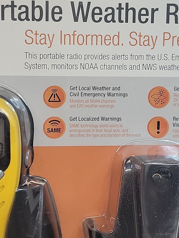 ALL HAZARDS Oregon Scientific SAME Emergency Monitor NOAA Weather Radio