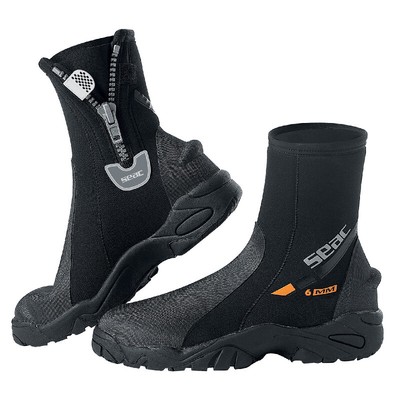 Seac Pro HD 6mm Neoprene Boots with Side Zipper, XXS (0210007062015A)