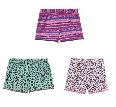 Y.F.K Kiki&Koko Mädchen Shorts kurze Hose Allover-Print Animal Print Gr 110, 128