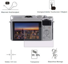 Fuji X-A3 0.4 mm Adhesion Display Protection Glass Screen Protector LC7597