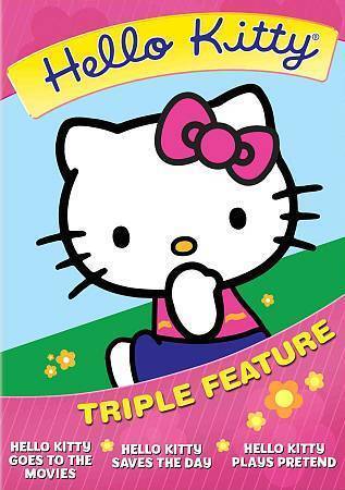 Brandneu Hello Kitty Dreifach-DVD Geht ins Kino Rettet den Tag Spielt Vorgeben - Bild 1 von 1