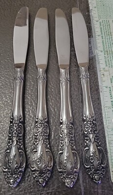SPRINGTIME Stainless Japan Set Of 4 Dinner Knifes | eBay