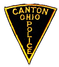 CANTON – POLICE - OHIO OH Sheriff Police Patch VINTAGE OLD MESH