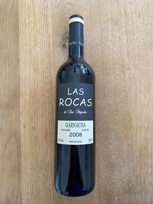 Biete eine Flasche 2008 Las Rocas de San Alejandro Garnacha 14,5%, 750ml.