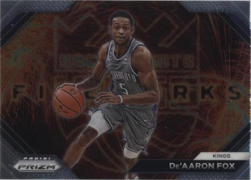 De'AARON FOX 2017-18 Panini Prizm Fast Break #24 Silver Disco