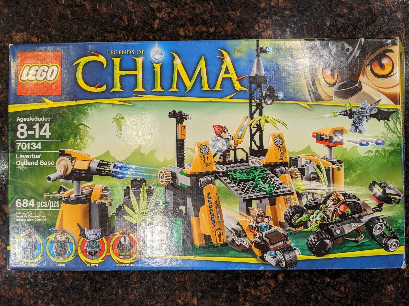 LEGO Legends of Chima Lavertus’ Outland Base (set 70134), 100% Complete